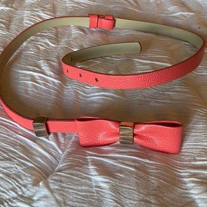Pink Bow Belt